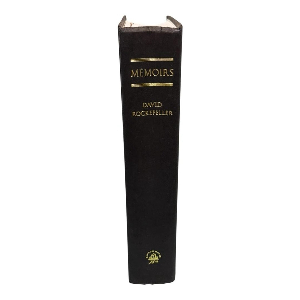 Memoirs David Rockefeller 2002 Hardcover Banking History Biography Random House